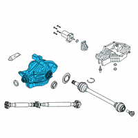 OEM 2020 BMW X3 FINAL DRIVE WITH DIFFERENTIA Diagram - 33-10-8-047-172