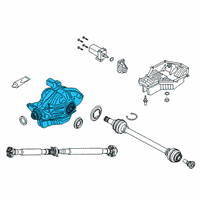 OEM BMW X4 FINAL DRIVE WITH DIFFERENTIA Diagram - 33-10-8-047-172