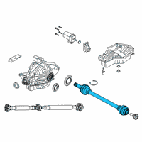 OEM BMW X4 OUTPUT SHAFT LEFT Diagram - 33-20-8-064-997