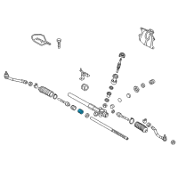 OEM Kia Rack Bush Diagram - 565552S000