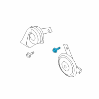 OEM 2020 Hyundai Kona Nut-Washer Assembly Diagram - 13270-06007-B