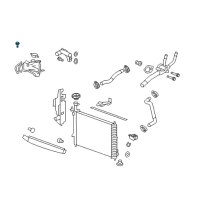 OEM 2010 Buick Enclave Horn Bolt Diagram - 11610199