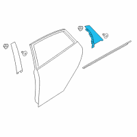 OEM 2017 Ford Focus Applique Diagram - CP9Z-58255A35-B