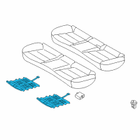 OEM 2017 Hyundai Elantra Heater-Rear Seat Cushion Diagram - 89190-F2000