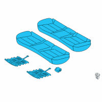 OEM 2017 Hyundai Elantra Cushion Assembly-Rear Seat Diagram - 89100-F2010-XFN