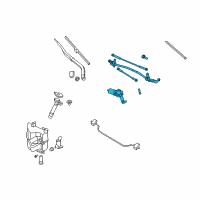 OEM Nissan 370Z Drive Assy-Windshield Wiper Diagram - 28800-1EA0A