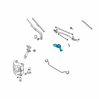 OEM 2017 Nissan 370Z Motor Assy-Windshield Wiper Diagram - 28810-1EA0B