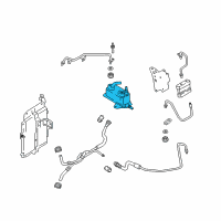 OEM 2017 Lincoln Continental Auxiliary Cooler Diagram - GD9Z-7A095-B