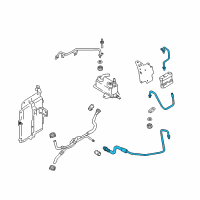 OEM Ford Fusion Cooler Pipe Diagram - HD9Z-7R081-E