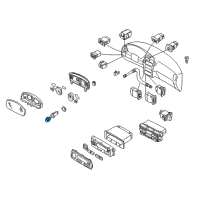 OEM Infiniti I30 Cigarette Lighter Knob & Heater Assembly Diagram - 25335-89900