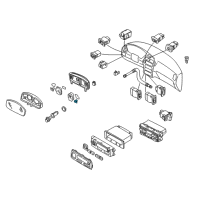 OEM 1997 Infiniti QX4 Meter Assy-Water Temperature Diagram - 24835-1W300