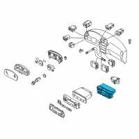 OEM Infiniti QX4 Control Assembly Diagram - 27500-1W210