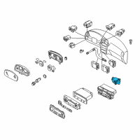 OEM 1998 Infiniti QX4 Switch Assy-Trunk Opener Diagram - 25380-1W400