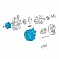 OEM 2021 Lexus IS300 Pulley, Alternator W/Clutch Diagram - 27415-0W230