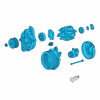 OEM Lexus GS F Alternator Assembly With Regulator Diagram - 27060-38120