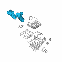 OEM Ford F-150 Air Inlet Assembly Diagram - 9L3Z-9B659-C