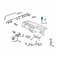 OEM 2006 Honda Pilot OPDS Unit Diagram - 81161-S9V-A11