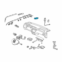 OEM Honda Pilot Sensor Assy., FR. Crash Diagram - 77930-S9V-D81