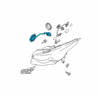 OEM Nissan Control Unit-XENON Head Lamp Diagram - 28474-8992D