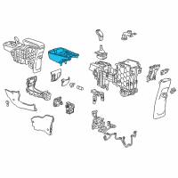 OEM 2019 Chevrolet Bolt EV Cup Holder Diagram - 42492287