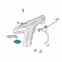 OEM 2019 Cadillac XT4 Control Module Diagram - 84761765