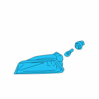 OEM Light Assembly, Right Front Turn Signal Diagram - 33300-TK4-A11