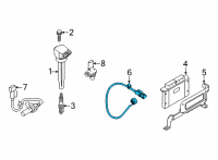 OEM Hyundai Elantra Sensor-Knock Diagram - 39250-2J302