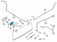 OEM 2022 Ford Bronco MOTOR ASY - WIPER Diagram - M2DZ-17508-A