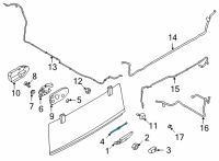 OEM 2022 Ford Bronco BLADE ASY - WIPER Diagram - M2DZ-17528-B