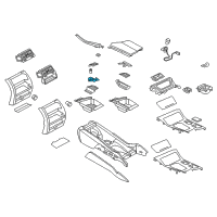 OEM 2014 BMW ActiveHybrid 5 Lock, Armrest Diagram - 51-16-9-213-661