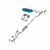 OEM 2021 Jeep Compass Shield-Exhaust Diagram - 57008364AA