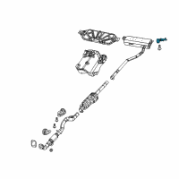 OEM 2020 Jeep Compass EXHAUST Diagram - 57008701AA