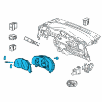 OEM 2019 Honda HR-V Meter Assembly, Combination (Rewritable) Diagram - 78100-T7X-A31