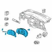 OEM 2022 Honda HR-V Meter Assembly, Combination (Rewritable) Diagram - 78100-THX-A12