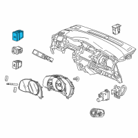 OEM 2017 Honda HR-V Switch Assembly, Tpms Diagram - 35320-T6A-Q01