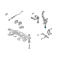 OEM 2002 Acura TL Boot, Ball Dust (Lower) Diagram - 51225-S84-A01
