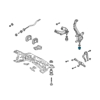 OEM 1999 Acura CL Boot, Ball Dust (Lower) Diagram - 51225-S84-A01