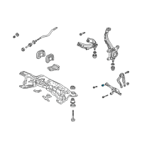 OEM Honda Accord Bush, Front Stabilizer Diagram - 51393-SV1-A01