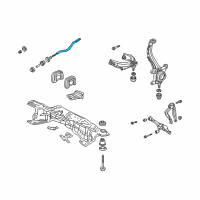 OEM 1999 Acura TL Rod, Right Front Radius Diagram - 51352-S0K-A01