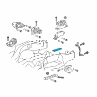 OEM GMC Terrain Mount Insulator Diagram - 20921540