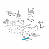 OEM 2014 GMC Terrain Mount Brace Diagram - 12620194