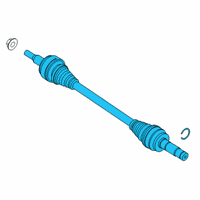 OEM 2021 Ford Explorer Axle Assembly Diagram - L1MZ-4K138-B