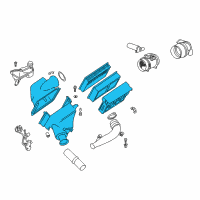 OEM 1998 BMW 528i Intake Silencer Diagram - 13-71-1-436-679