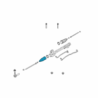 OEM Ford Five Hundred Boot Diagram - 5F9Z-3K661-AA