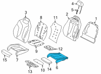 OEM BMW 840i xDrive FOAM ELEMENT, COMFORT SEAT Diagram - 52-10-7-444-780