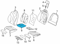 OEM BMW 840i HEATER ELEMENT, COMFORT SEAT Diagram - 52-10-7-459-824