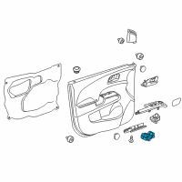 OEM Chevrolet Sonic Window Switch Diagram - 95188245