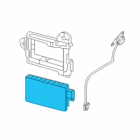 OEM 2021 Nissan Murano Sensor Assy-Side Obstacle Warning Diagram - 284K0-9UH0A