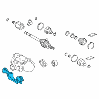 OEM 2020 Toyota RAV4 Front Support Diagram - 52380-0R070