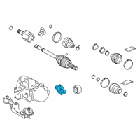 OEM 2019 Toyota RAV4 Rear Support Diagram - 52391-0R110